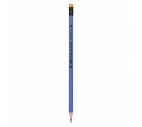 Олівець чорнографітний YES Erudite трикутний з гумкою набір 36 шт (280595)
