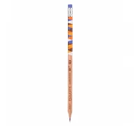 Олівець чорнографітний YES Erudite Collection Erudite Collection шестигранный з гумкою (280621)