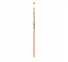 Олівець чорнографітний YES ECO Pencil Erudite трикутний з гумкою (280622)