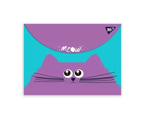 Папка-конверт на кнопці YES А4 Kittycon (491999)