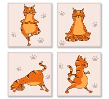 Набір для розпису за номерами поліптих Yoga-cat Ідейка (KNP010)