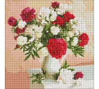 Алмазна мозаїка на підрамнику Квіти натхнення ©Ira Volkova 25х25 (AMO7114)