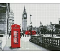 Алмазная мозаика на подрамнике Звонок из Лондона 40х50 (AMO7225)