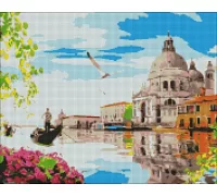 Алмазна мозаїка на підрамнику Яскрава Венеція 40х50 (AMO7226)