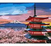 Картина по номерам Любимая Япония 18х18 (KHO2856)