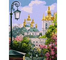 Картина за номерами Київ золотоверхий навесні ©Kateryna Lisova 18х18 (KHO3629)