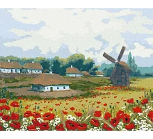 Картина за номерами Літо на хуторі ©Ярослав Чижевський 40х50 (KHO6302)