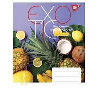 Зошит шкільний А5/96 лінійка YES Exotic зошит для записів набір 5 шт. (766128)