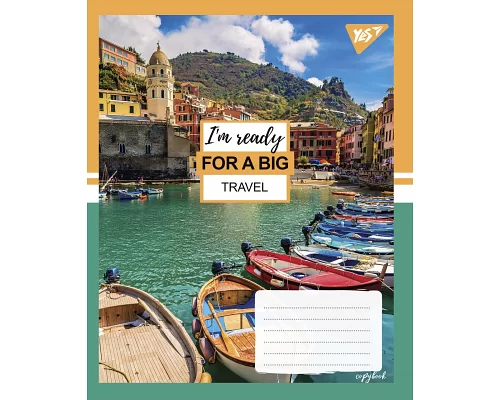 Зошит шкільний А5/60 лінійка YES Travel зошит для записів набір 10 шт. (766081)