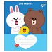 Зошит шкільний А5/12 лінійка YES Line Friends набір 25 шт. (766203)