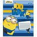 Зошит шкільний А5/12 лінійка YES Minions2 набір 25 шт. (766204)