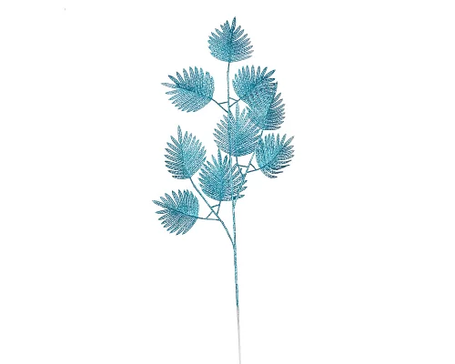 Гілка декоративна Yes! Fun Пальма 81 см, синя, гліттер (974117)