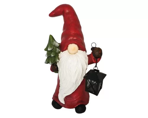 Новогодняя декоративная фигура Novogod'ko Дед Мороз в колпаке, 43 см (974207)
