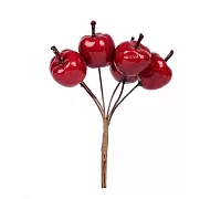 Яблоки декоративные Yes! Fun 22 мм, 6 шт / пучок, красные (973928)