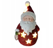 Новорічна декоративна фігура Novogod'ko Дід Мороз, 46 см, LED (974206)