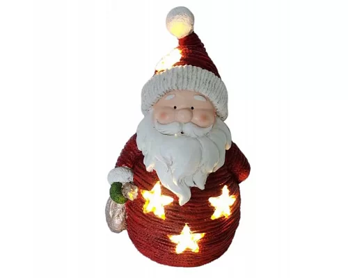 Новогодняя декоративная фигура Novogod'ko Дед Мороз, 46 см, LED (974206)