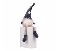 Новогодняя мягкая игрушка Novogod'ko «Гном с звездой», 59 см, LED (973727)