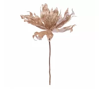 Цветок декоративный Novogod'ko Хризантема, шампань, 40 см (973969)