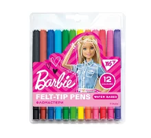 Фломастери YES 12 кольорів Barbie (650465)