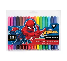Фломастеры YES 18 цветов Marvel.Spiderman (650497)