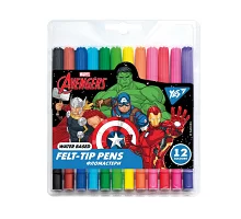 Фломастери YES 12 кольорів Marvel.Avengers (650474)