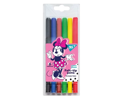 Фломастеры YES 6 цветов Minnie Mouse (650512)