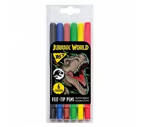 Фломастери YES 6 кольорів Jurassic World (650515)