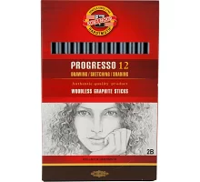 Набор карандашей графитных Progresso Koh-i-Noor 12 шт. 2В (8911)