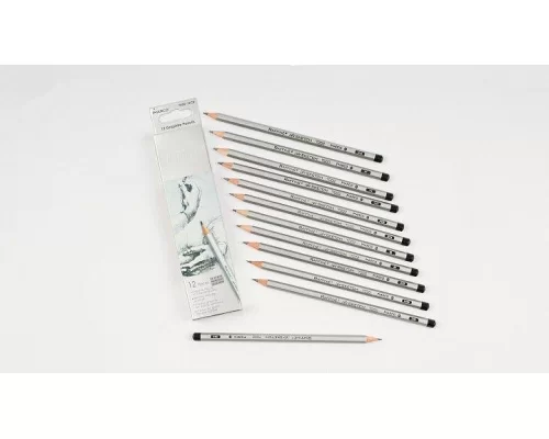 Набір олівців графітових  Raffine  Marco 12 шт.  3H-1 - 4B-1 (7000DM-6CB)