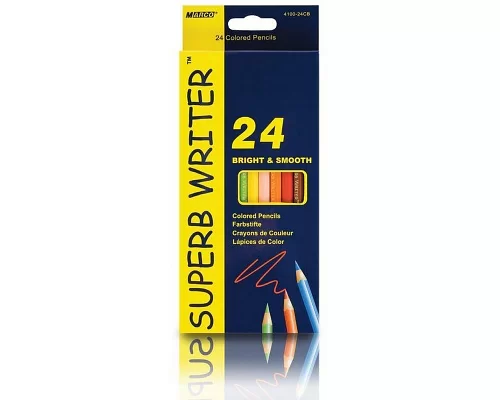 Набір кольорових олівців Superb Writer 24 кольорів Marco  (4100-24CB)