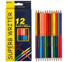 Набір олівців кольорових двосторонні Superb Writer 12 кольорів Marco (4110-12CB)