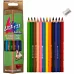 Набір кольорових олівців тригранних Jumbo с точилкой (кедр) Grip-Rite 12 цветов Marco  (9400-12CB)