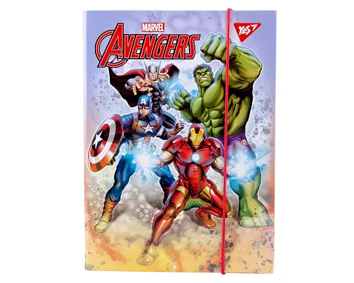Папка для тетрадей YES картонная В5 Marvel.Avengers (491897)
