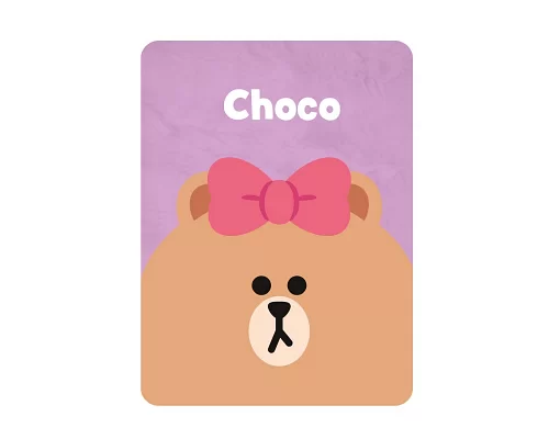 Блокнот пушистый YES Line Friends Choco (151746)
