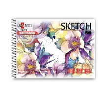 Альбом для акварелі SANTI Flowers А5 Paper Watercolour Collection 12 арк 200 г/м2 (130496)
