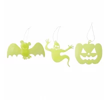 Набор подвесок Yes! Fun Хэллоуин Monster team 3 шт светятся в темноте (974347)