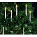 Набор свечей для елки с пультом 32см 3 шт. LED (974445)