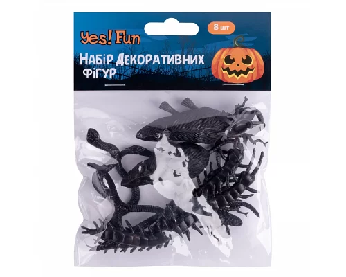 Набор насекомых Yes! Fun Хэллоуин для розыгрыша 8 шт пластик (974348)