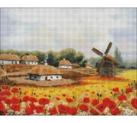 Алмазна мозаїка Літо на хуторі ©Ярослав Чижевський 40х50 Идейка (AMO7324)