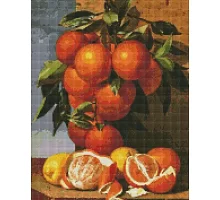 Алмазна мозаїка Апельсини та лимони ©Antonio Mensaque 40х50 Идейка (AMO7246)