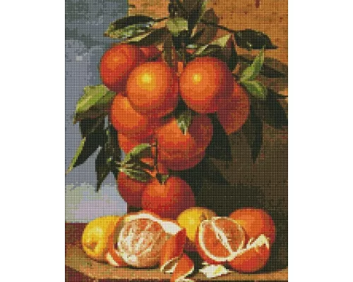 Алмазная мозаика Апельсины и лимоны ©Antonio Mensaque 40х50 Идейка (AMO7246)