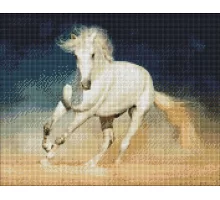 Алмазна мозаїка Біла грація 40х50 Идейка (AMO7139)