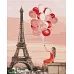 Картина по номерам Красные краски Парижа 40х50 Идейка (KHO4757)