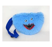 Мягкая игрушка сумка Хагги Вагги голубая 24х16 см (3013)