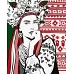 Картина за номерами Патріотична Чарівна українка upillustration 40х50 Ідейка (KHO4977)