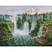 Картина по номерам Живописный водопад 40х50 Идейка (KHO2878)