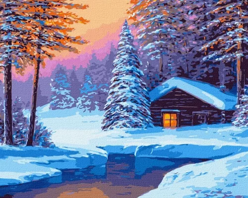 Картина за номерами Зимова тиша 40х50 Идейка (KHO2870)
