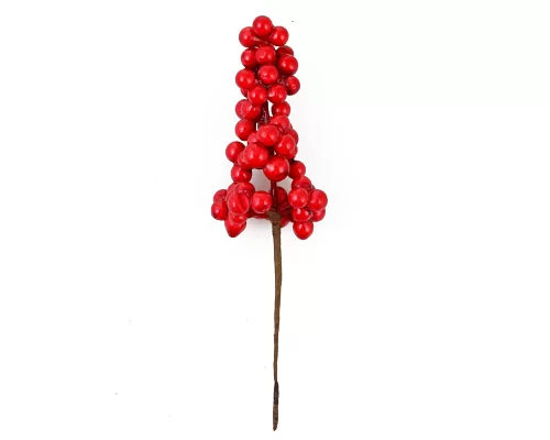 Ветка декоративная Yes Fun с красными ягодами 15см (973527)