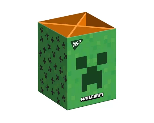 Стакан для письменных принадлежностей YES Minecraft картон (450111)