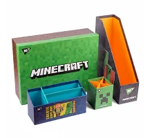 Настольный органайзер в наборе YES Minecraft' картонный 4 предмета (450108)